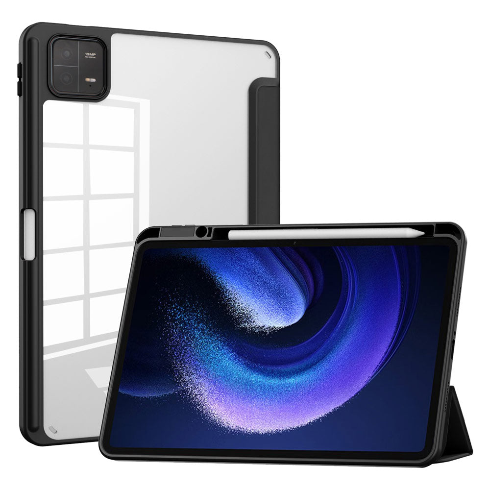  Funda para tablet Xiaomi Pad 5 Pro 12.4 2022 de 12.4 pulgadas,  diseño de cremallera ZXL de piel sintética a prueba de golpes, funda  trasera para tablet, color marrón : Electrónica
