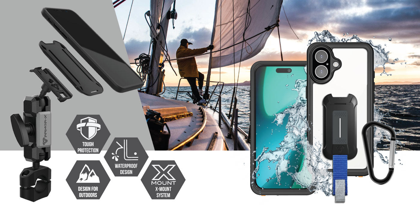 iPhone 17 waterproof case. iPhone 17 shockproof cases. iPhone 17 Military-Grade mountable case. iPhone 17 rugged cover design with best drop proof protection.