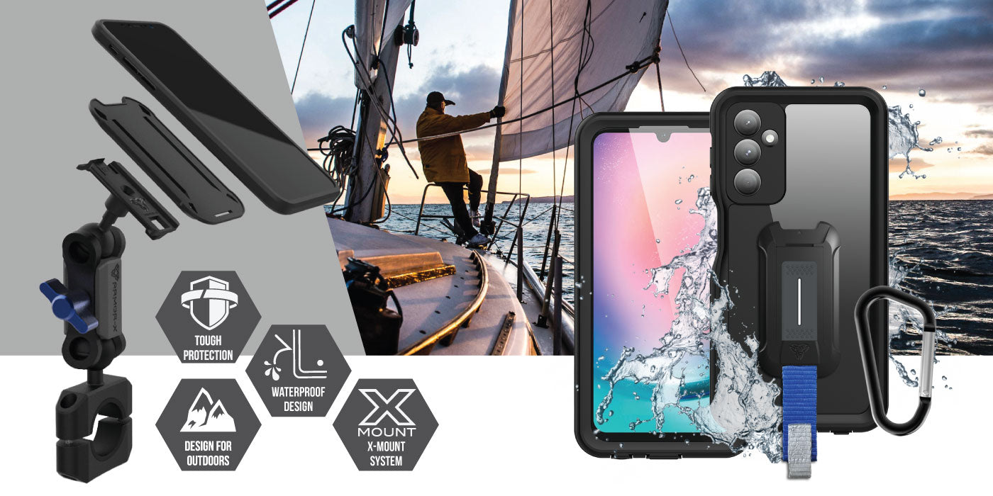 Samsung Galaxy A25 smartphones waterproof case. Samsung Galaxy A25 smartphones shockproof cases. Samsung Galaxy A25 smartphones Military-Grade mountable case. Samsung Galaxy A25 smartphones rugged cover design with best drop proof protection.