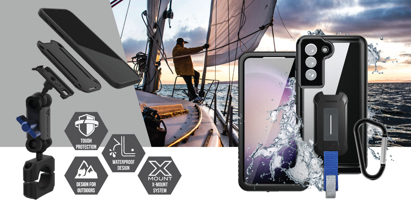 Galaxy S23 / S23 Plus / S23 Ultra / S23 FE smartphones Waterproof /  Shockproof Case with mounting solutions – ARMOR-X