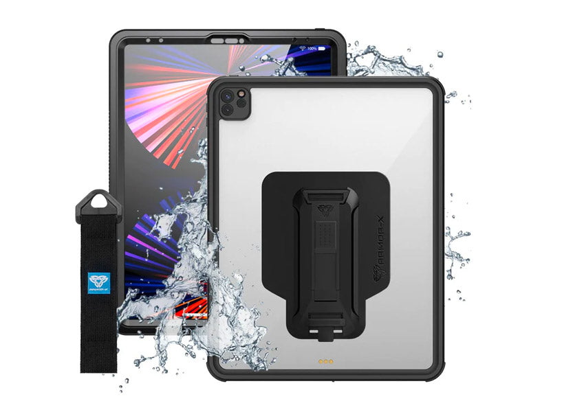 LifePoint Health ARMOR-X iPad Pro 12.9 ( 5th / 6th Gen ) 2021 / 2022 IP68 Waterproof, Shock & Dust Proof Rugged Case.