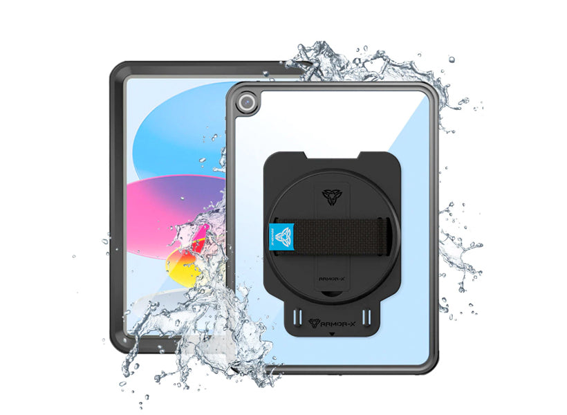PURDUE UNIVERSITY ARMOR-X IP68 Waterproof case iPad 10.9 (10th Gen.) IP68 Waterproof, Shock & Dust Proof Case