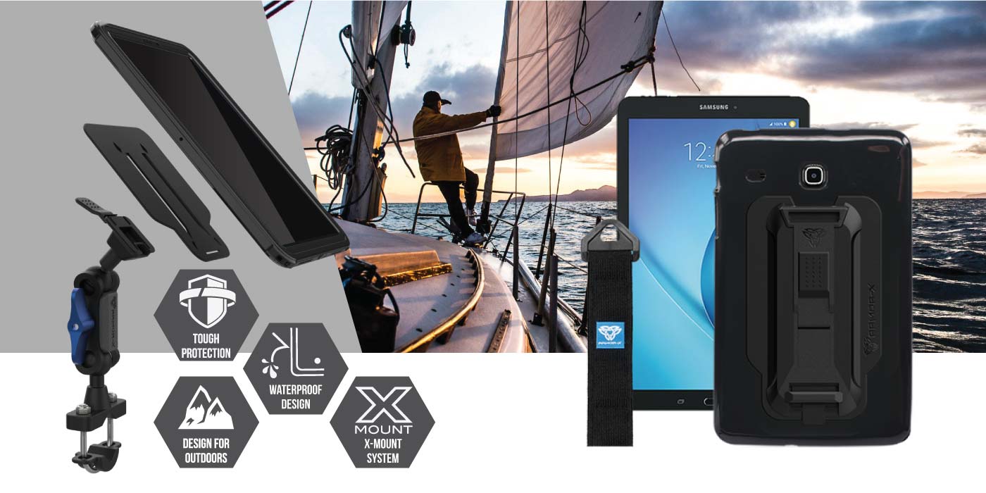 plannen zege Begeleiden Samsung Galaxy Tab E 8.0 T377 T375 / E 9.6 T560 T561 Waterproof /  Shockproof Case with mounting solutions – ARMOR-X