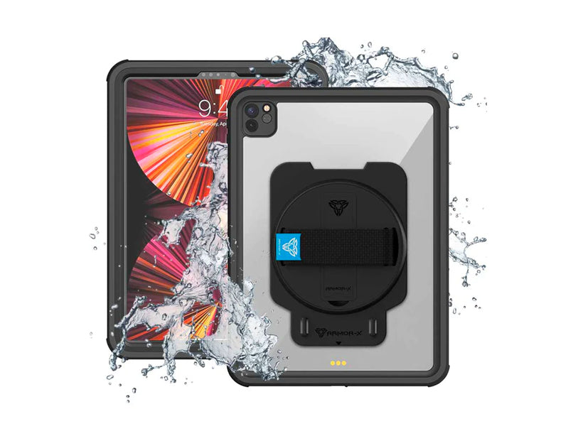 Southeastern Pond Management ARMOR-X iPad Pro 11 ( 3rd / 4th Gen ) 2021 / 2022 IP68 Waterproof, Shock & Dust Proof Case.