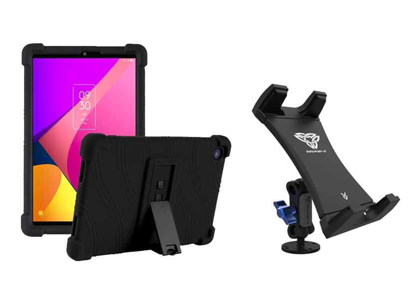 Texas TransEastern (TTE) ARMOR-X TCL Tab 8 Plus (9138S) / Tab 8 4G (9132G) / Tab 8 Wifi (9132X) / Tab 8 LE (9137W) IP68 Waterproof  Case Soft silicone shockproof protective rugged case.