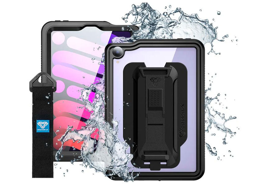 University College of the North ARMOR-X iPad mini 6 IP68 Waterproof, Shock & Dust Proof Rugged Case.