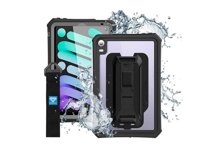 West Fraser ARMOR-X iPad mini 6 IP68 Waterproof, Shock & Dust Proof Rugged Case.