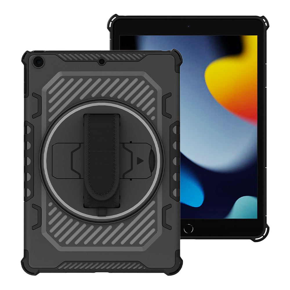 MXS-A17S | iPad Pro 12.9 ( 5th / 6th Gen ) 2021 / 2022 | IP68 Waterproof,  Shock & Dust Proof Case With Handstrap & Kickstand & X-Mount