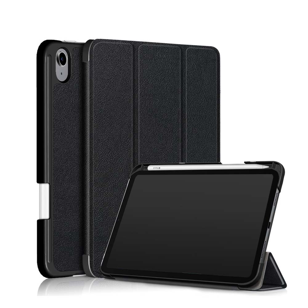 iPad mini 6 - Étui Smart Tri-fold gris ➡ Cover-Discount