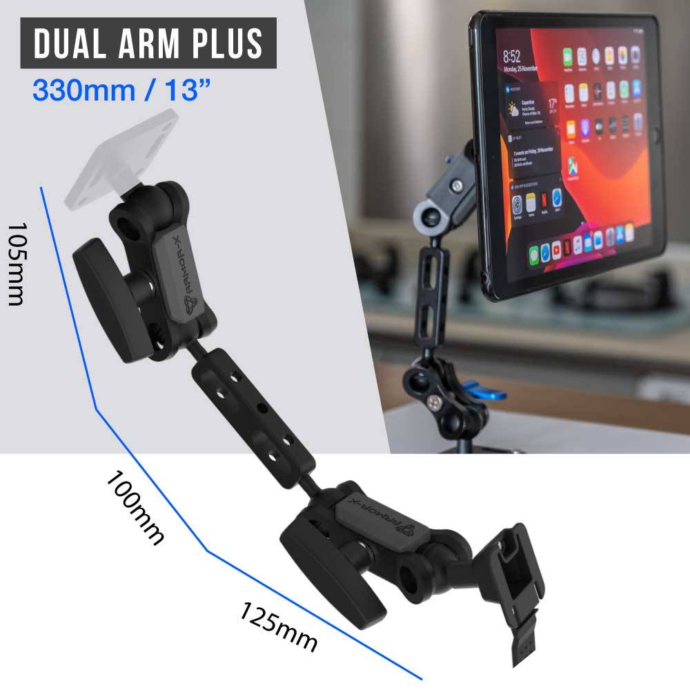 X-P12T | Heavy-Duty Cup Holder Mount | ONE-LOCK for Tablet