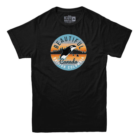 British Columbia Stellar Jay Provincial Bird T-shirt – Black Maple