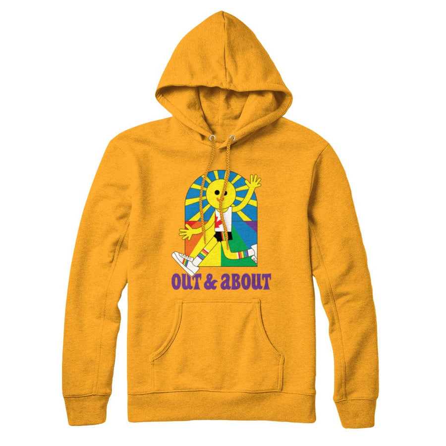 Out and About LGBTQ Pride Sweatshirt Hoodie