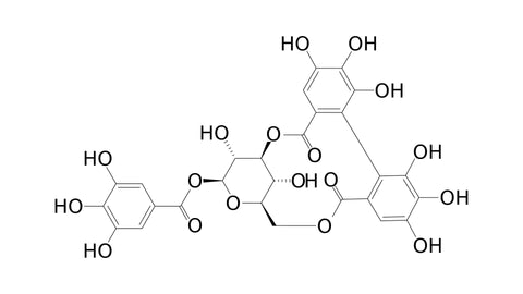 Strukturformel Tannin