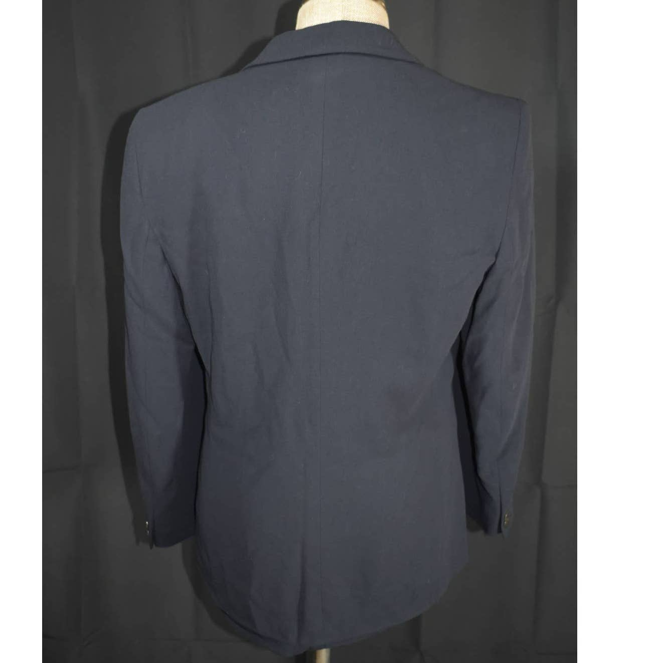 Vintage Giorgio Armani A Milano Borgonuovo 21 Couture Black Blazer - 4