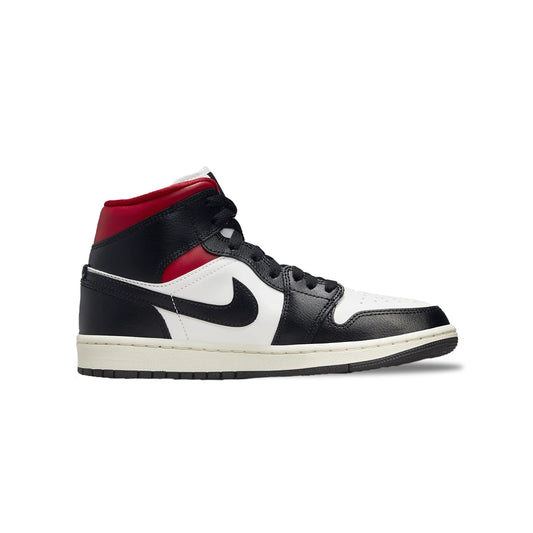 Air Jordan 1 Mid Black Fire Red – Kicks Machine