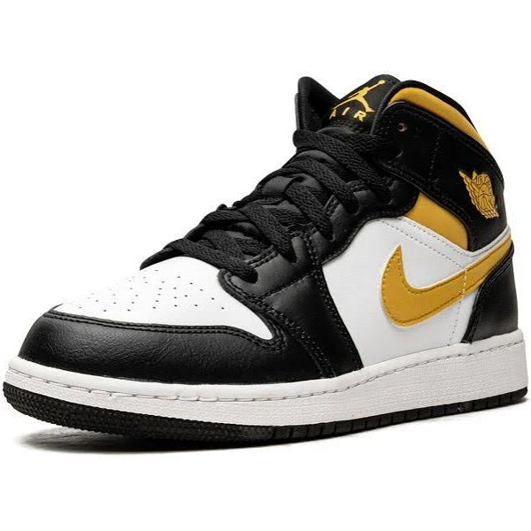 jordan 1 mid pollen black