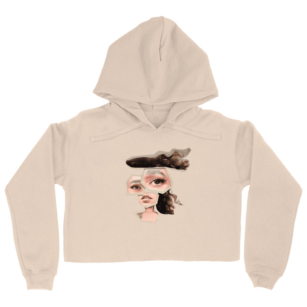 iLe Collage Crop Hoodie - ile Official product image