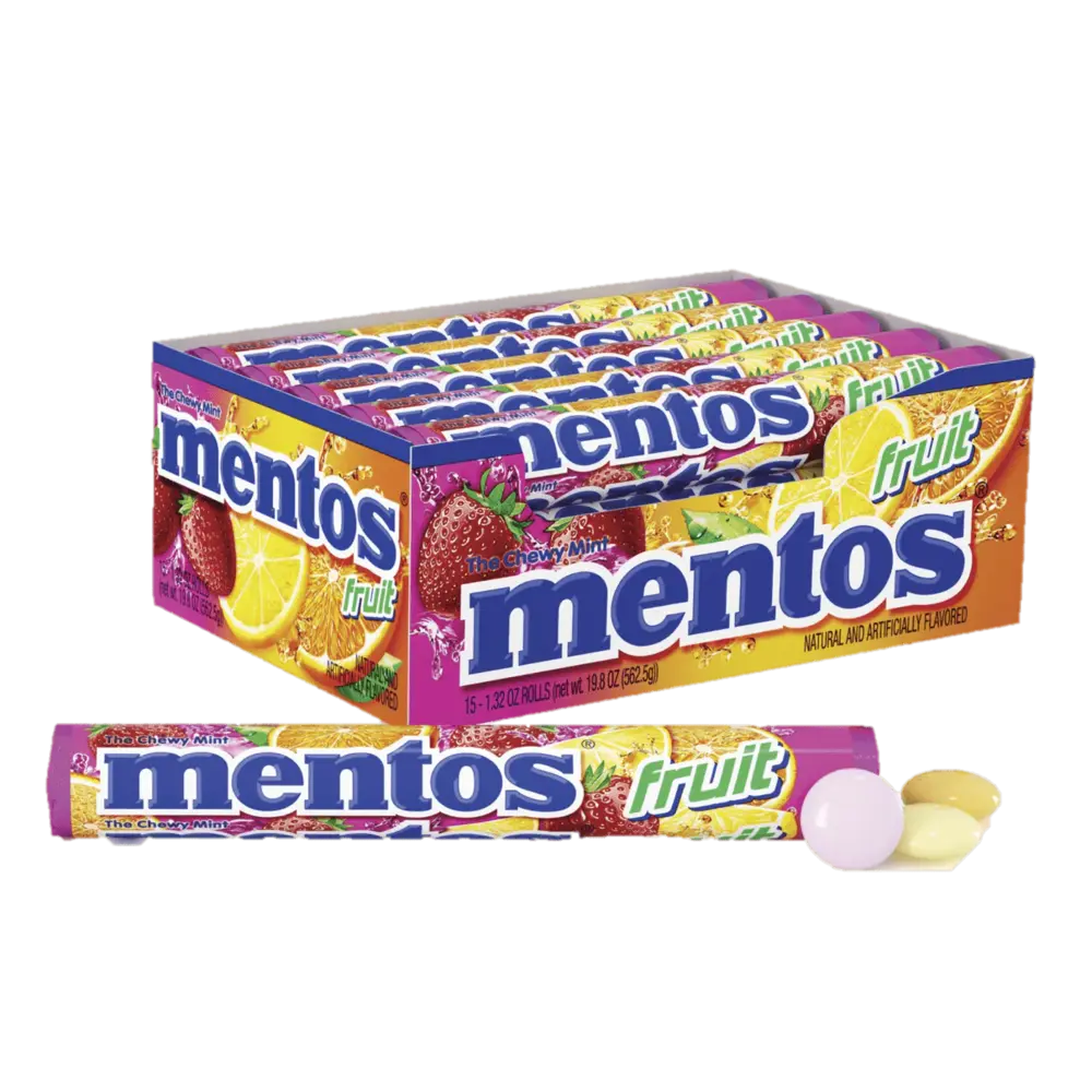Mentos Roll Mixed Fruit 1.32 oz