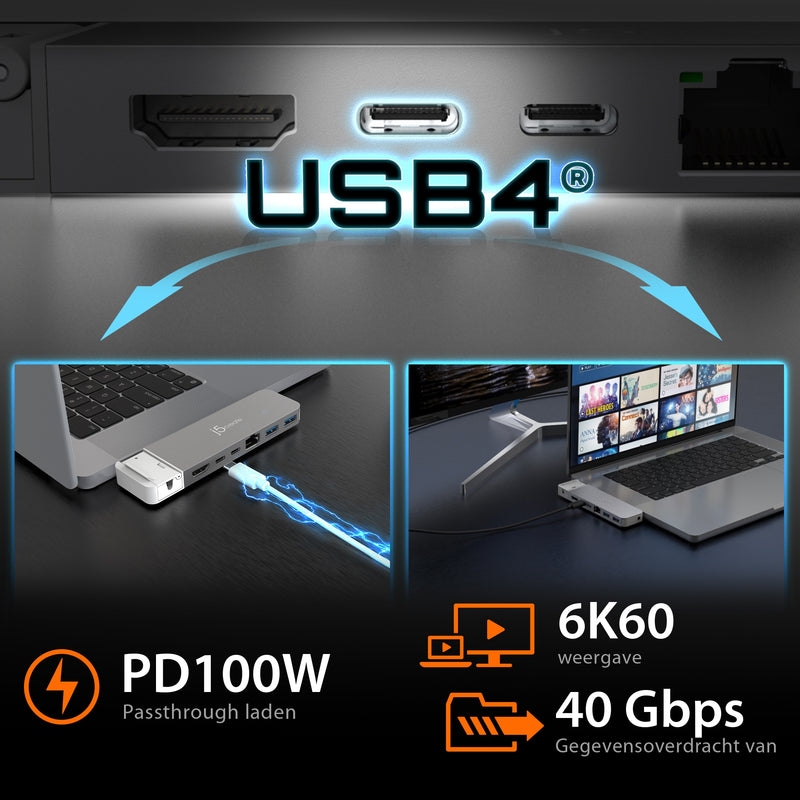 4K60 Pro USB4 ® Hub mit MagSafe ® Kit