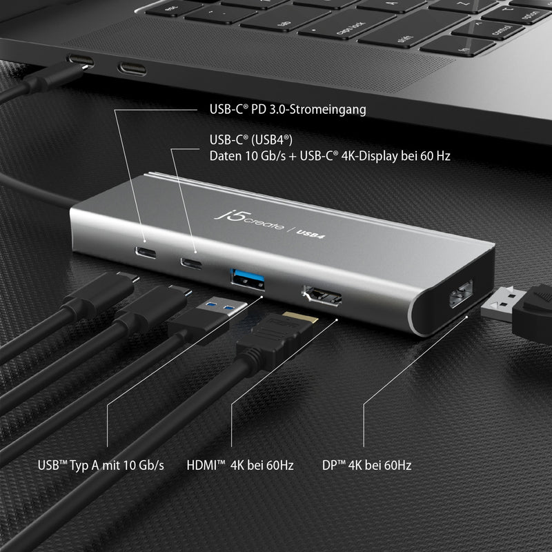 USB4™ Dual 4K Multi-Port Hub