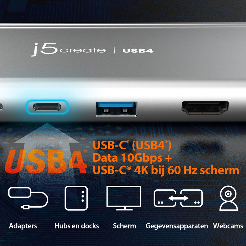 USB4™ Dual 4K Multi-Port Hub