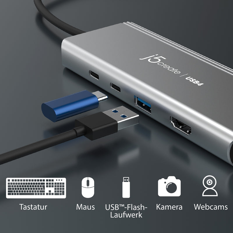 USB4™ Dual 4K Multi-Port Hub