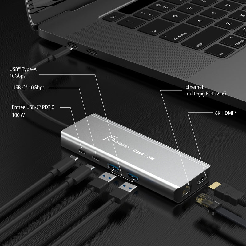 Hub multiport USB4® 8K