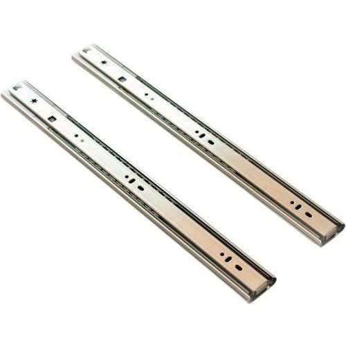 18 Inch Cabinetparts VLS 2.0 Side Mount Drawer Slide: Superior 18-inch slides offer full extension with a gentle soft-close, supporting 90 lbs JBD3_O7BPX71