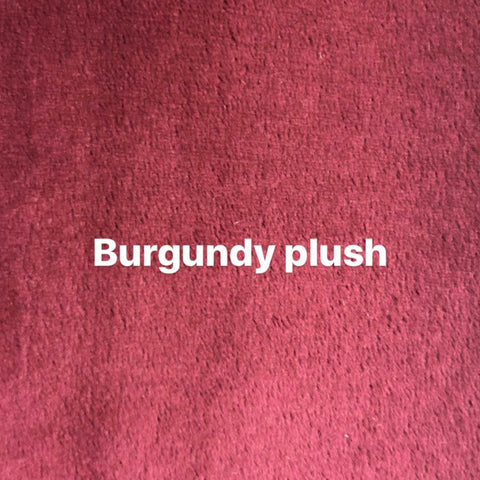Burgundy Plush