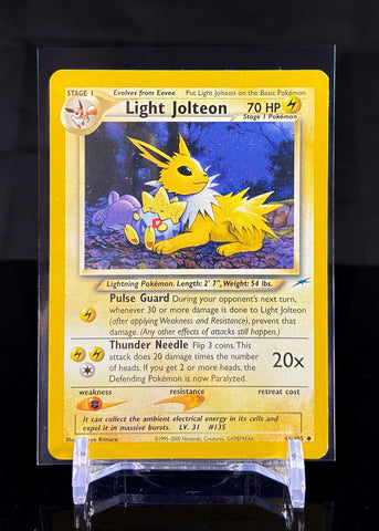 Light Jolteon card from Neo Destiny.