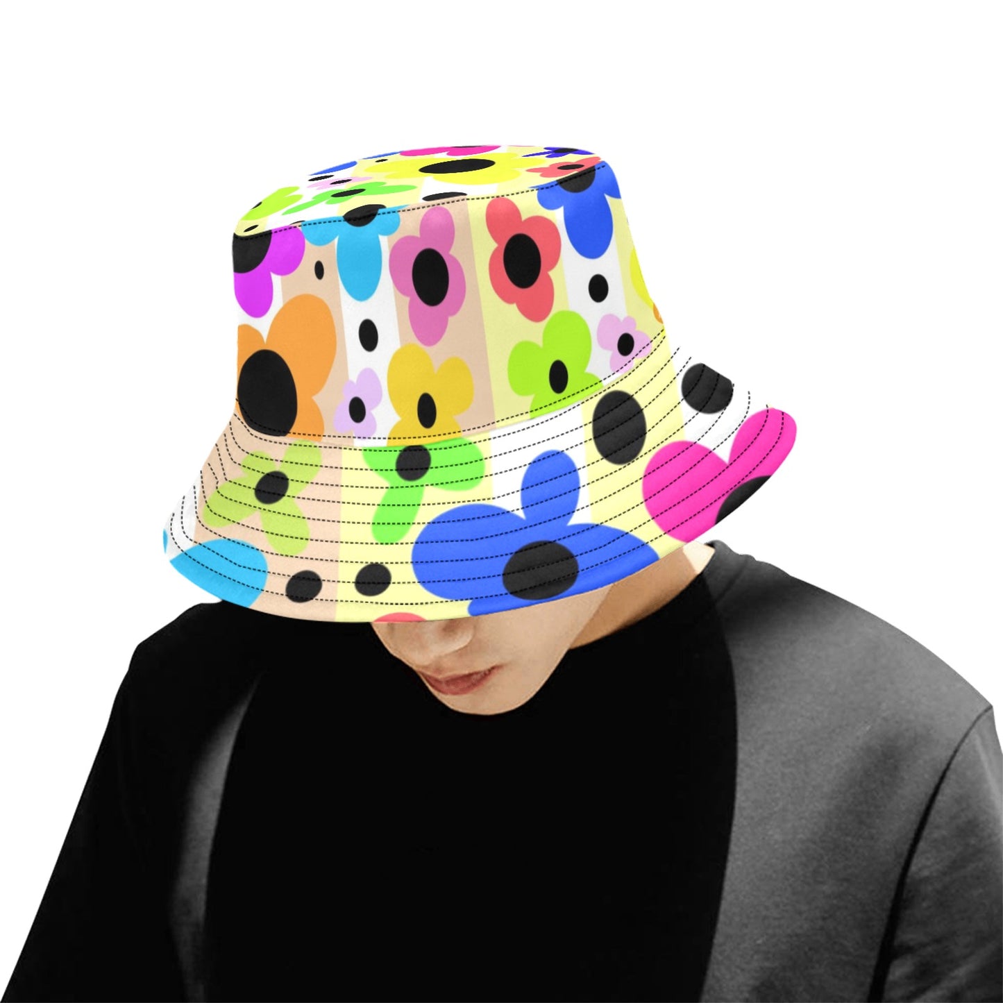 Creations Unisex – Hat Bucket Abeille (ABL) Miami Graffiti-