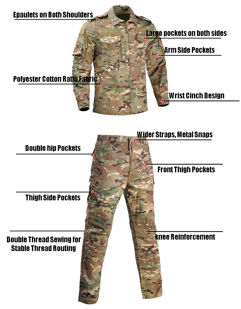 Military Field Training Camouflage Suit