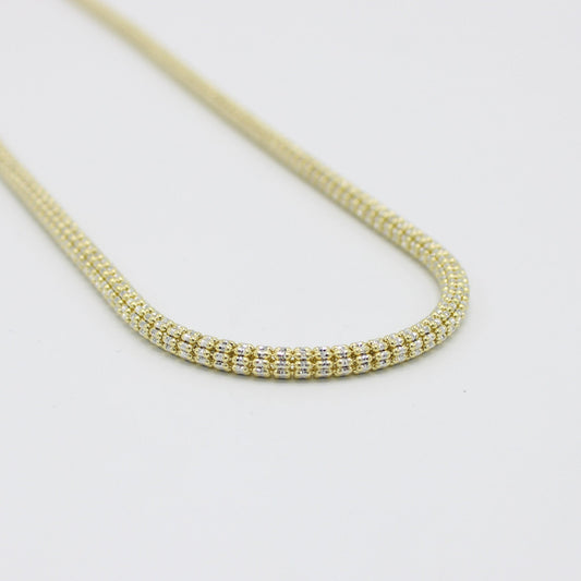 14K Moon Ice Chain \\ 4.6 mm - 24” \\ – Alex Diamond Jewelry