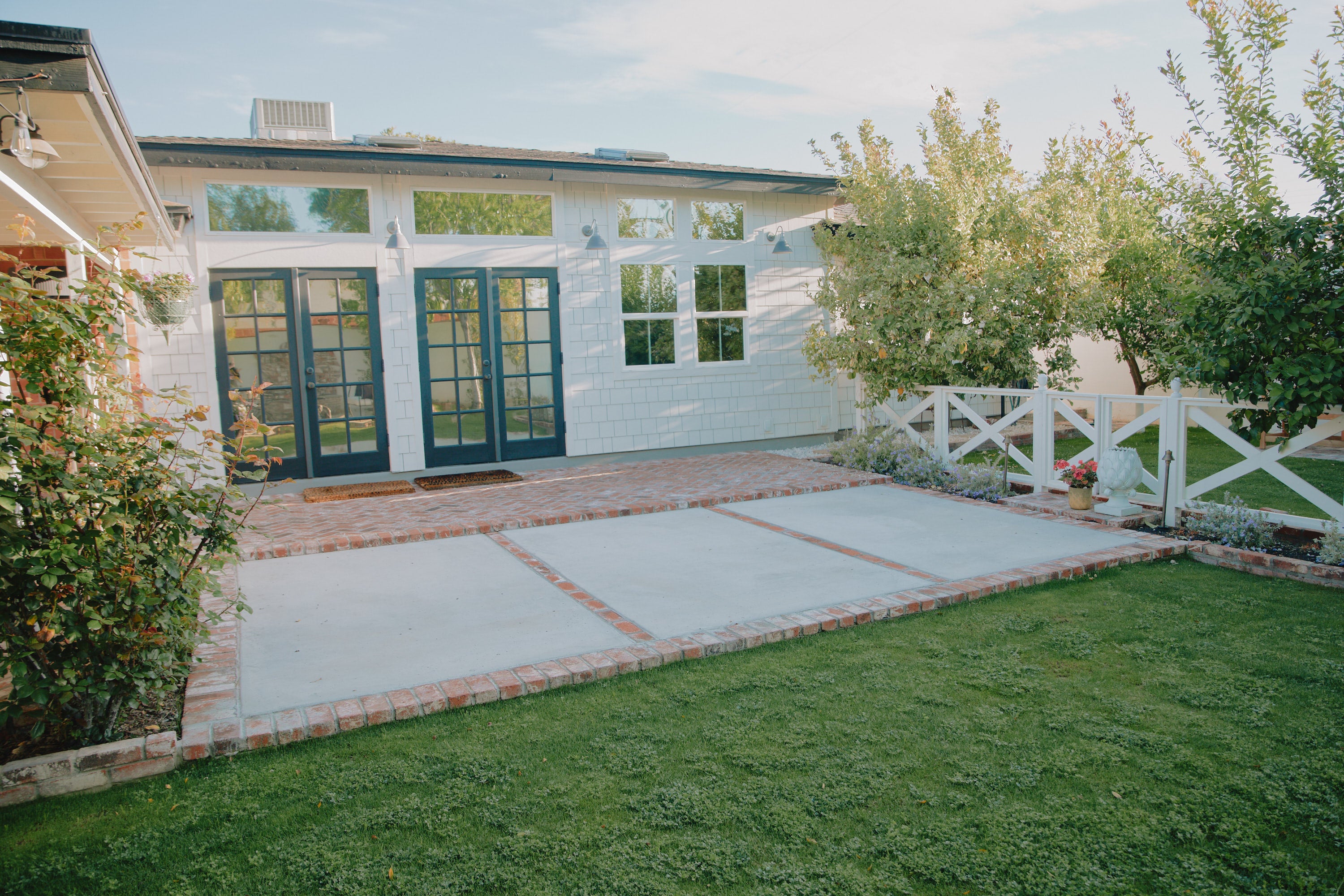 Blank Outdoor Backyard Space