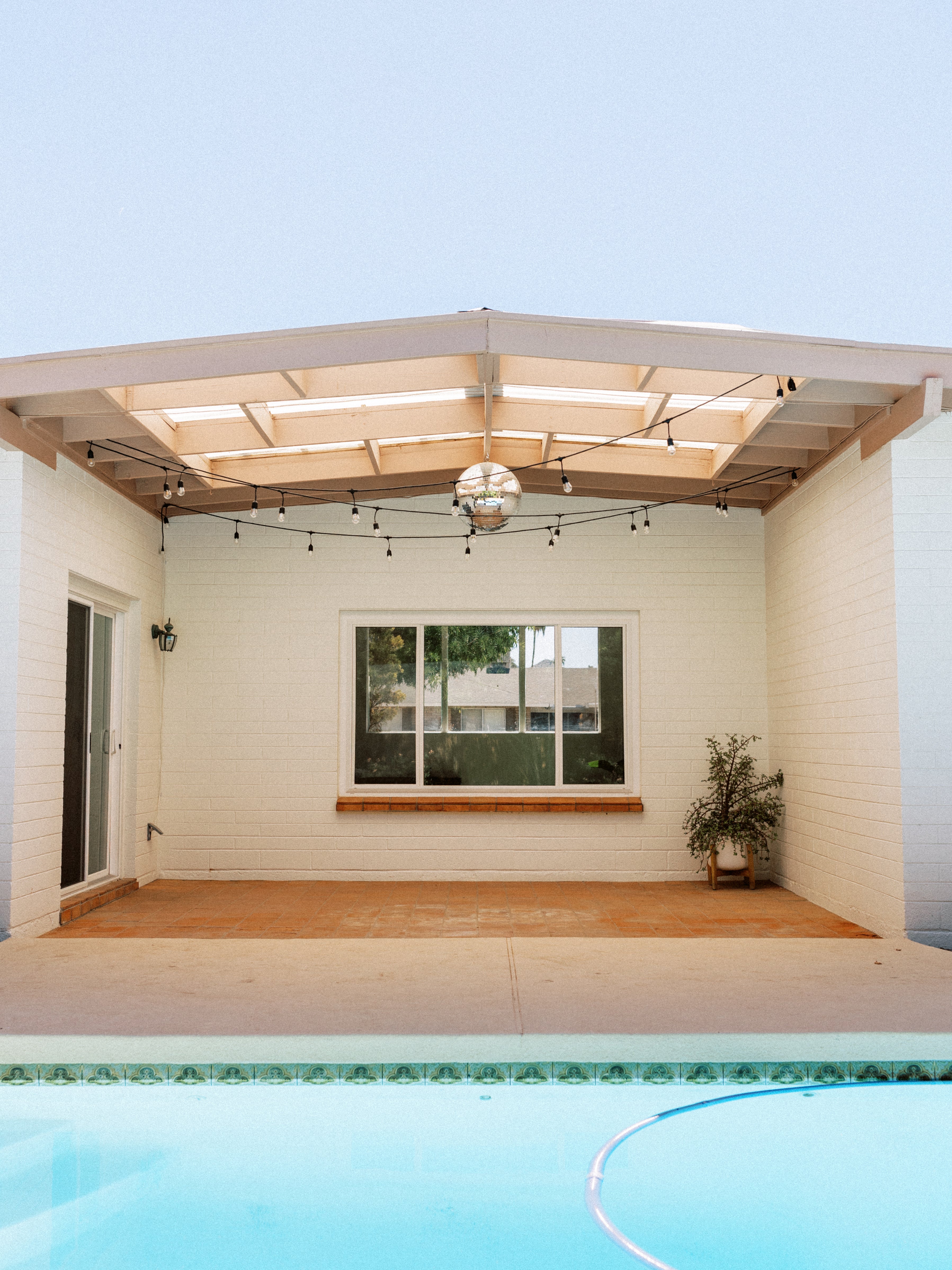 MCM Inspired Covered Patio