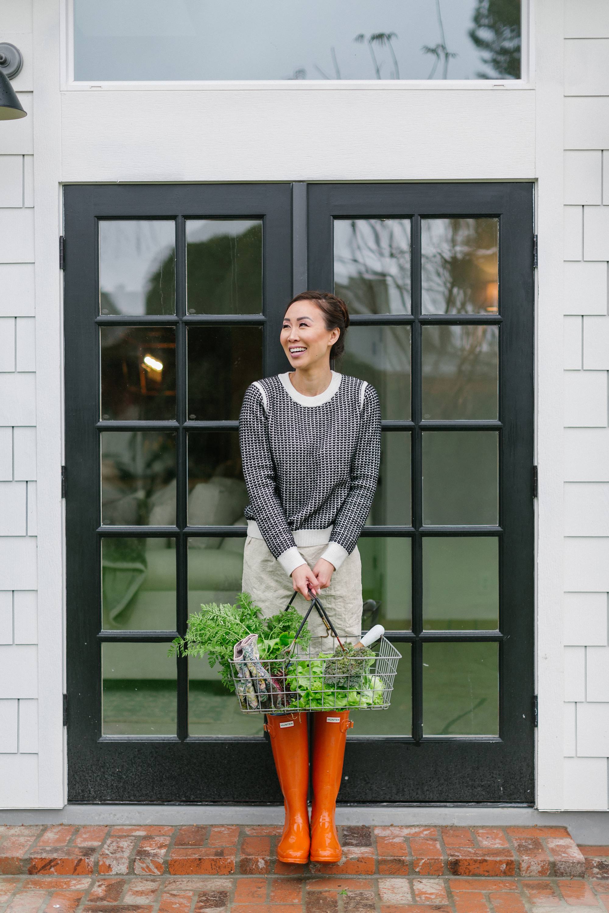 Diana Holding Her Garden Harvest