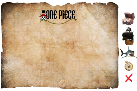 Imprime, découpe et prépare ta carte aux trésors One Piece
