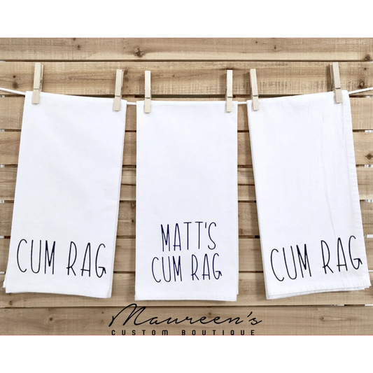 Cum Rag After Sex Towel – MAC Custom Apparel