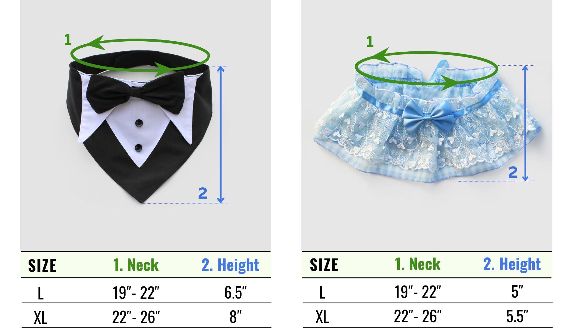 size guide - bandana