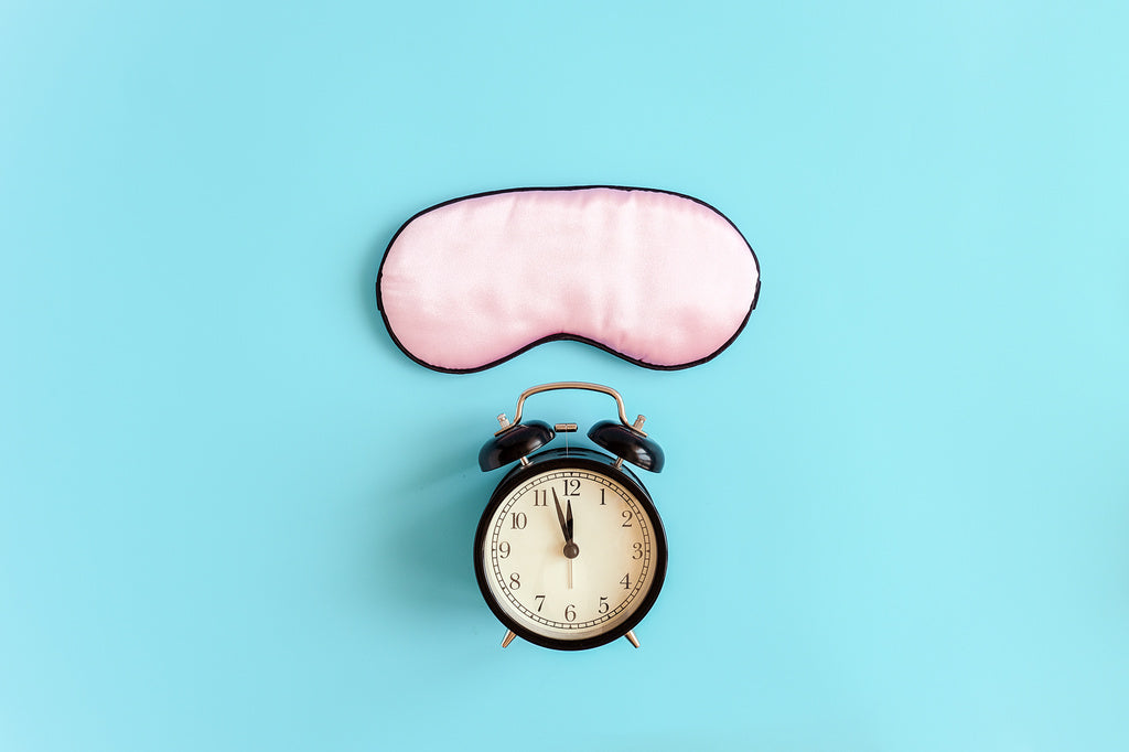 clock and sleep mask