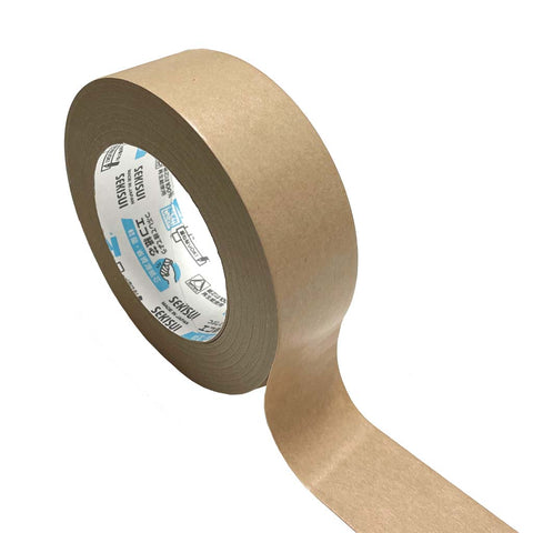 Self Adhesive Brown Kraft Tape 50m for Picture Framing & Mounting in 25mm,  38mm and 50mm 