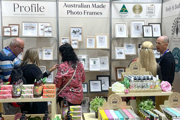 Body Bath and Frame Display at Gift Fair