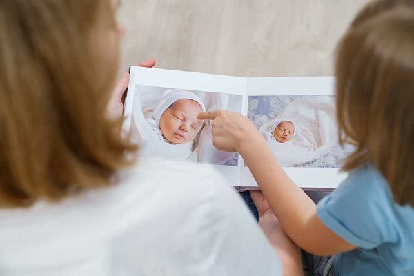 Sharing Baby Album together