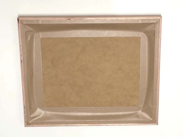Completed sealed picture frame with tape