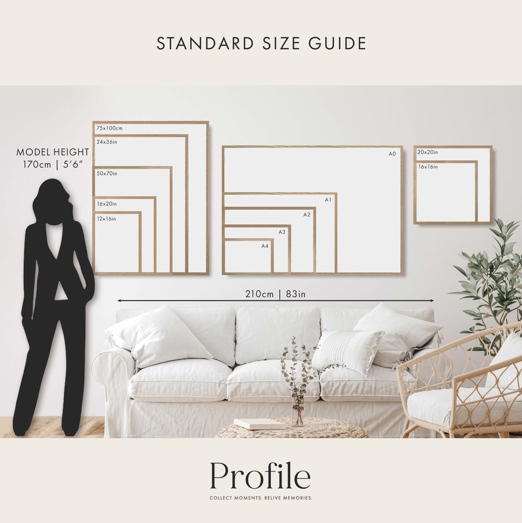 Standard Photo Frame Sizes Comparison Chart