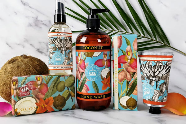 Tropical fragranced body and bath skin care collection