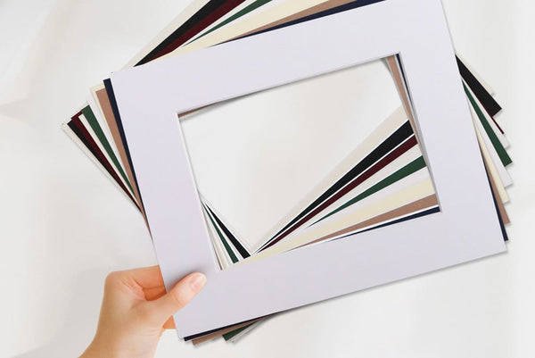 Archival matting to fit 16x20 picture frames with one window