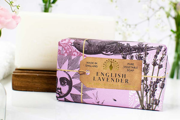 Lavender fragranced bar soap body and bath skin care