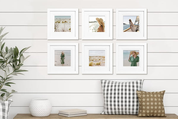 How to Create a Square Frame Collage Photo Wall Display