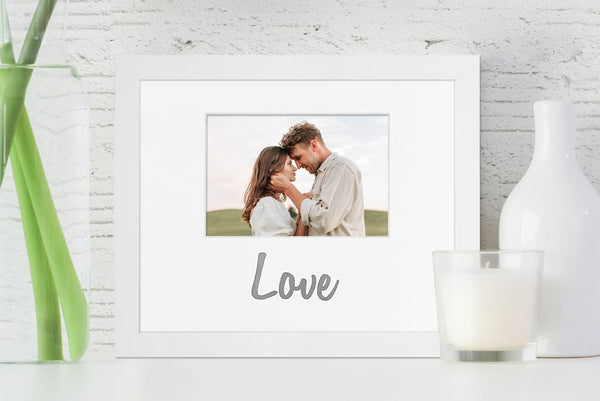 Occasion Timber Photo Frame Love